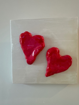 2 Hearts by artist Teresa Green